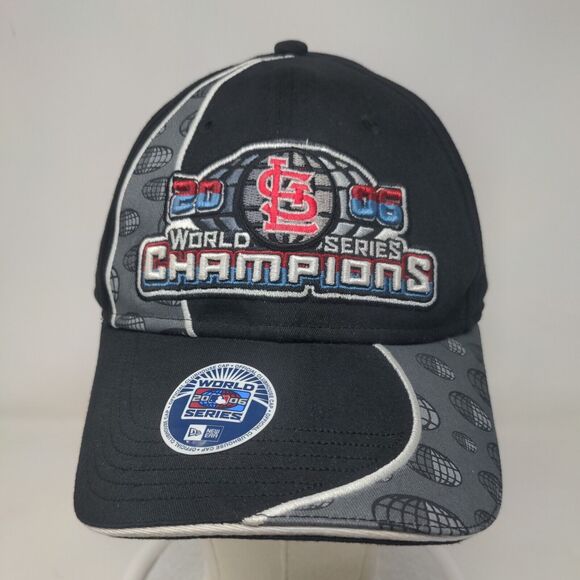 New Era Men's Fitted Hat Black OSFA Embroidered 2006 World Series Logo - Picture 2 of 8